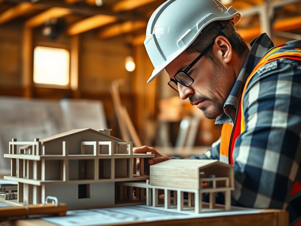 A hyper realistic close up shot of a construction site